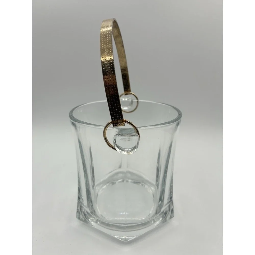 Vintage Arte Murano Silvestri Cristal Made in Italy Ice Bucket Bar Crystal/Vase